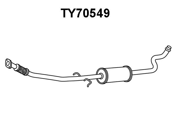 VENEPORTE priekinis duslintuvas TY70549