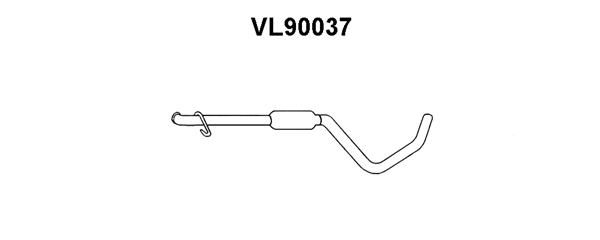 VENEPORTE Средний глушитель выхлопных газов VL90037