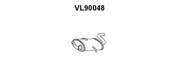 VENEPORTE Глушитель выхлопных газов конечный VL90048