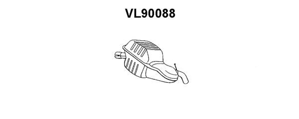 VENEPORTE Глушитель выхлопных газов конечный VL90088