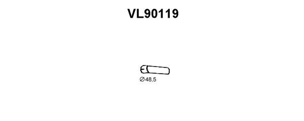 VENEPORTE Труба выхлопного газа VL90119