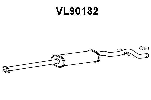 VENEPORTE vidurinis duslintuvas VL90182