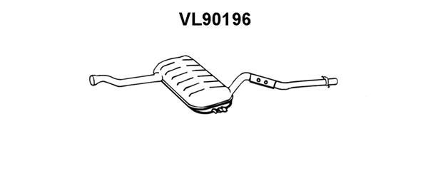 VENEPORTE Глушитель выхлопных газов конечный VL90196