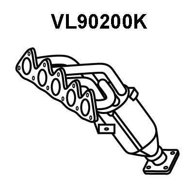 VENEPORTE katalizatoriaus keitiklis VL90200K
