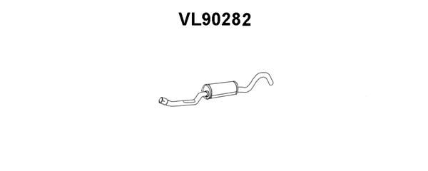 VENEPORTE Предглушитель выхлопных газов VL90282