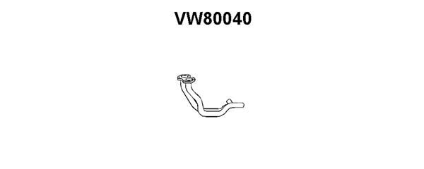 VENEPORTE Труба выхлопного газа VW80040