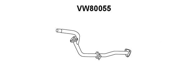 VENEPORTE Труба выхлопного газа VW80055