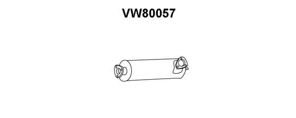 VENEPORTE priekinis duslintuvas VW80057