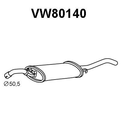 VENEPORTE galinis duslintuvas VW80140