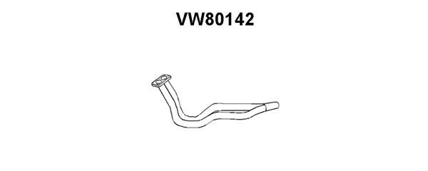 VENEPORTE Труба выхлопного газа VW80142