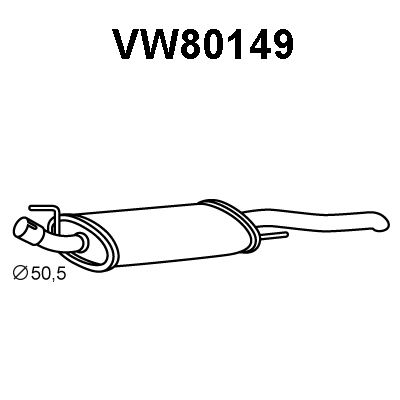 VENEPORTE galinis duslintuvas VW80149