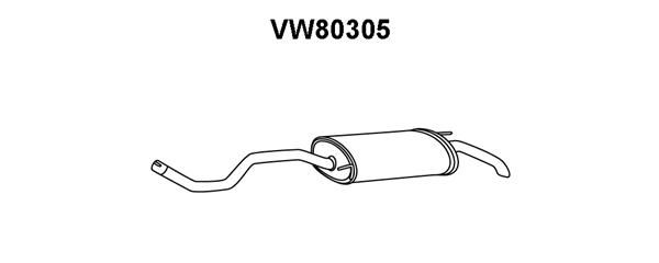 VENEPORTE galinis duslintuvas VW80305