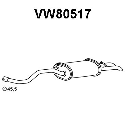 VENEPORTE galinis duslintuvas VW80517