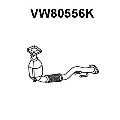 VENEPORTE katalizatoriaus keitiklis VW80556K