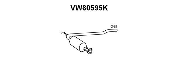 VENEPORTE Катализатор VW80595K