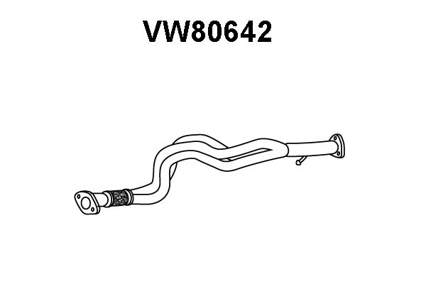 VENEPORTE Труба выхлопного газа VW80642