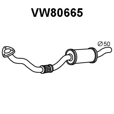VENEPORTE išleidimo kolektorius VW80665