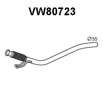 VENEPORTE Труба выхлопного газа VW80723