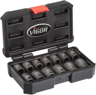 VIGOR Комплект накидных головок V5550S