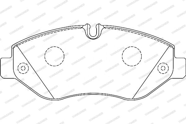 WAGNER Комплект тормозных колодок, дисковый тормоз WBP29229A