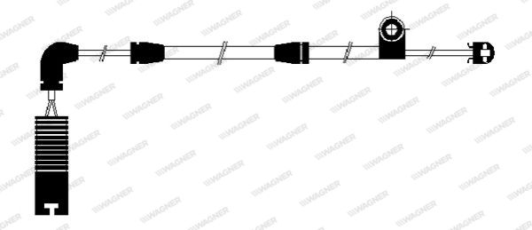WAGNER Сигнализатор, износ тормозных колодок WWI292