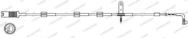 WAGNER Сигнализатор, износ тормозных колодок WWI316