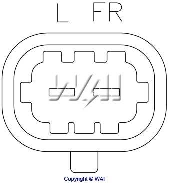 WAI Регулятор генератора IB283