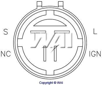 WAI Регулятор генератора IH254V