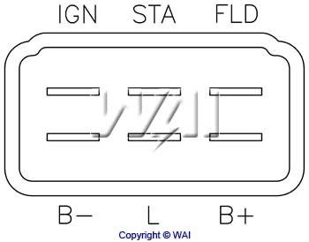 WAI Регулятор генератора IN555