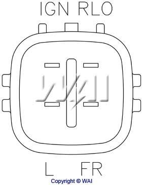 WAI Регулятор генератора IN6302