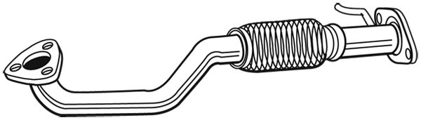 WALKER Труба выхлопного газа 07184