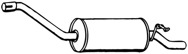 WALKER Глушитель выхлопных газов конечный 12699