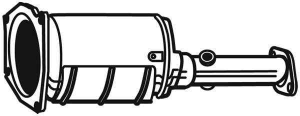 WALKER suodžių / kietųjų dalelių filtras, išmetimo sistem 93185