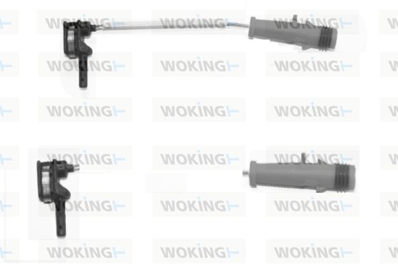 WOKING Сигнализатор, износ тормозных колодок 001124