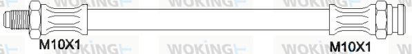 WOKING Тормозной шланг G1900.98
