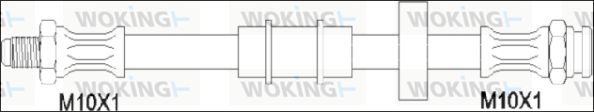 WOKING Тормозной шланг G1901.40