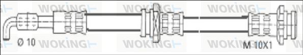 WOKING Тормозной шланг G1903.74