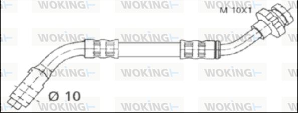 WOKING Тормозной шланг G1903.88