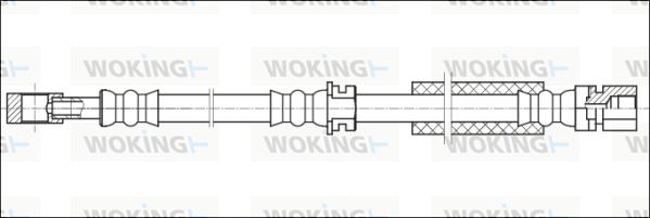 WOKING Тормозной шланг G1904.35