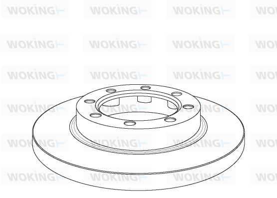 WOKING Тормозной диск NSA1030.10