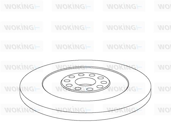 WOKING stabdžių diskas NSA1032.10