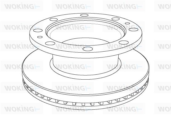 WOKING Тормозной диск NSA1103.20