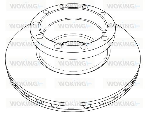 WOKING Тормозной диск NSA1231.20