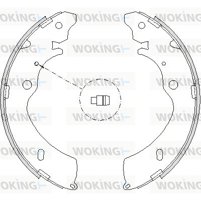 WOKING Тормозные колодки Z4224.00