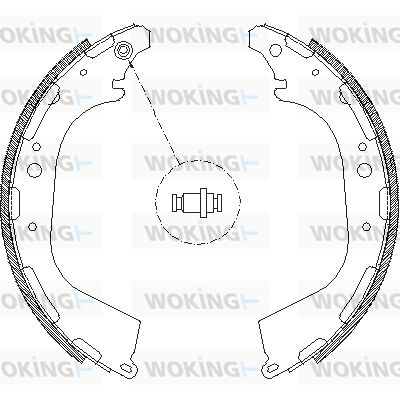 WOKING Тормозные колодки Z4650.00