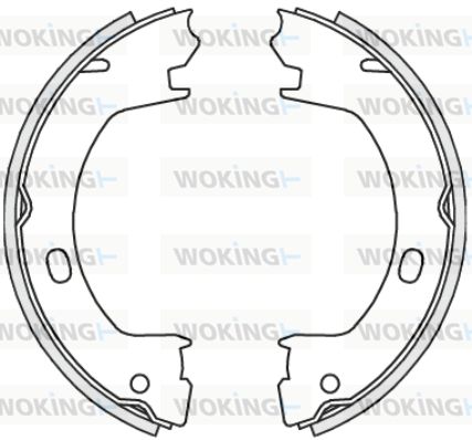 WOKING Stabdžių trinkelė, stovėjimo stabdys Z4739.00