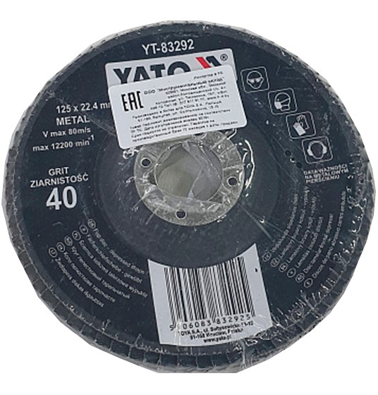 YATO pjovimo diskas, kampinis šlifuoklis YT-83292