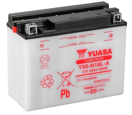 YUASA Стартерная аккумуляторная батарея Y50-N18L-A