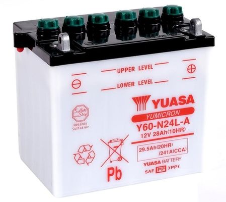 YUASA Стартерная аккумуляторная батарея Y60-N24L-A