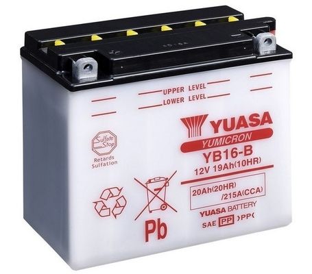 YUASA Стартерная аккумуляторная батарея YB16-B